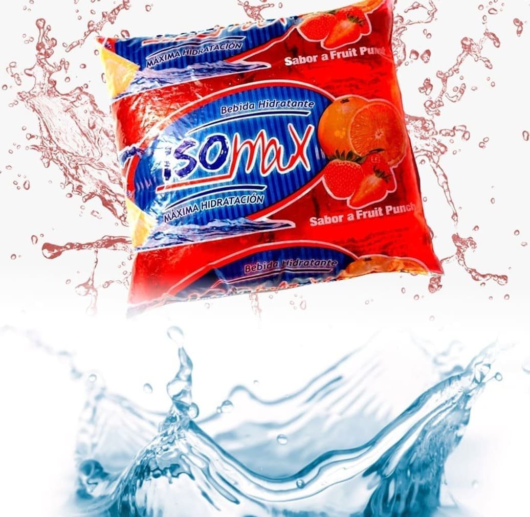 Agua pura bolsa e isomax