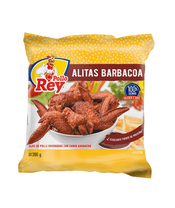 Alitas barbacoa pollo Rey