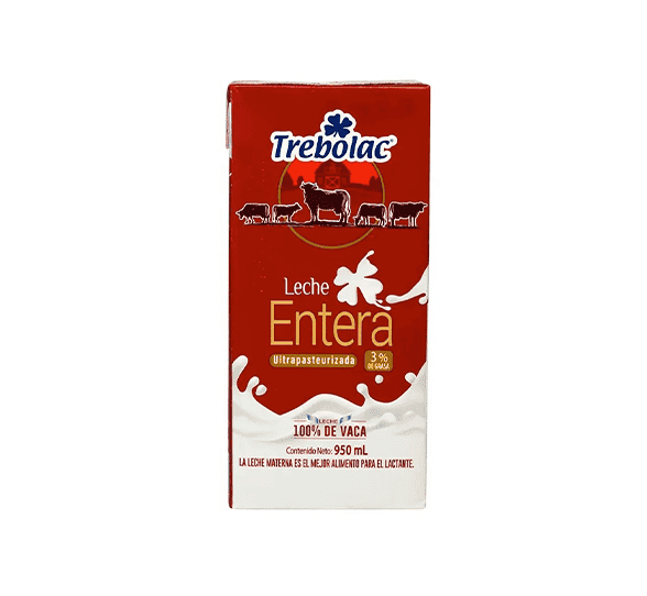 Leche Trebolac 950ml caja